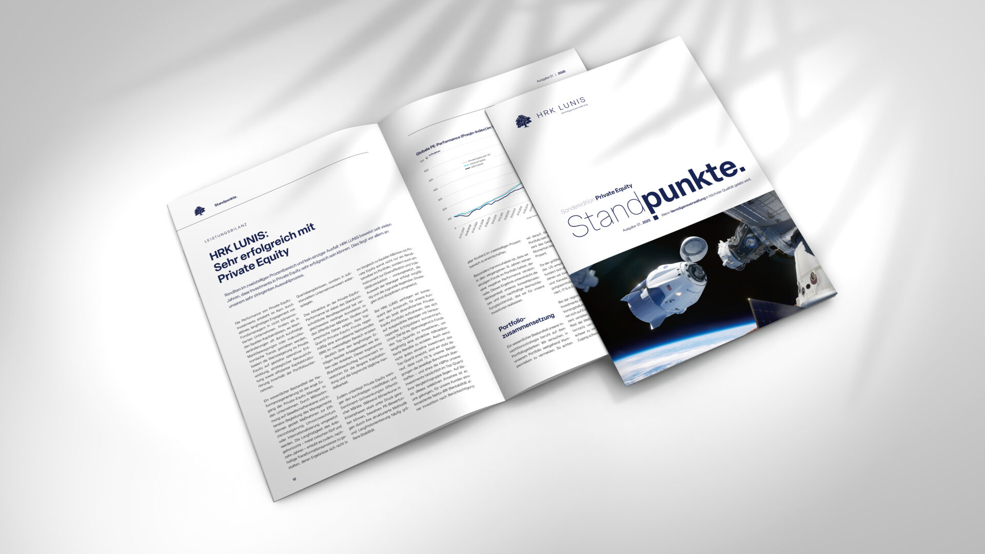 Aufgeklapptes Standpunkte Magazin